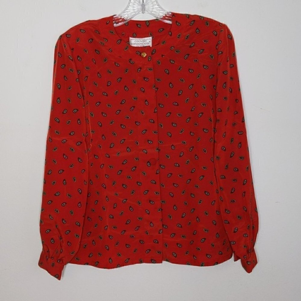 Pendleton Button Up Long Sleeve Blouse